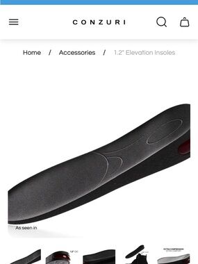 New not In package conzuri brand insoles
Euro 48 converts to men’s 15